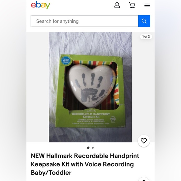 Hallmark recordable hand print keepsake kit. - Picture 4 of 4